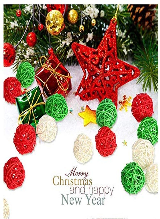 LIUSM 20 Pcs Colorful Handmade Wicker Rattan Balls Decorative, Pet Bird Chew Toy Party Wedding Table Decoration Decorative Crafts Hanging DIY Accessories - Image 4